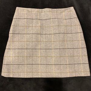 Gray Business Skirt